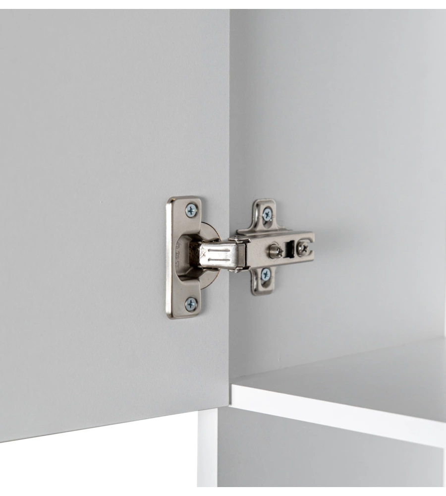 Mobile  lavatrice salvaspazio "wash" colore bianco, 64x24x190 cm