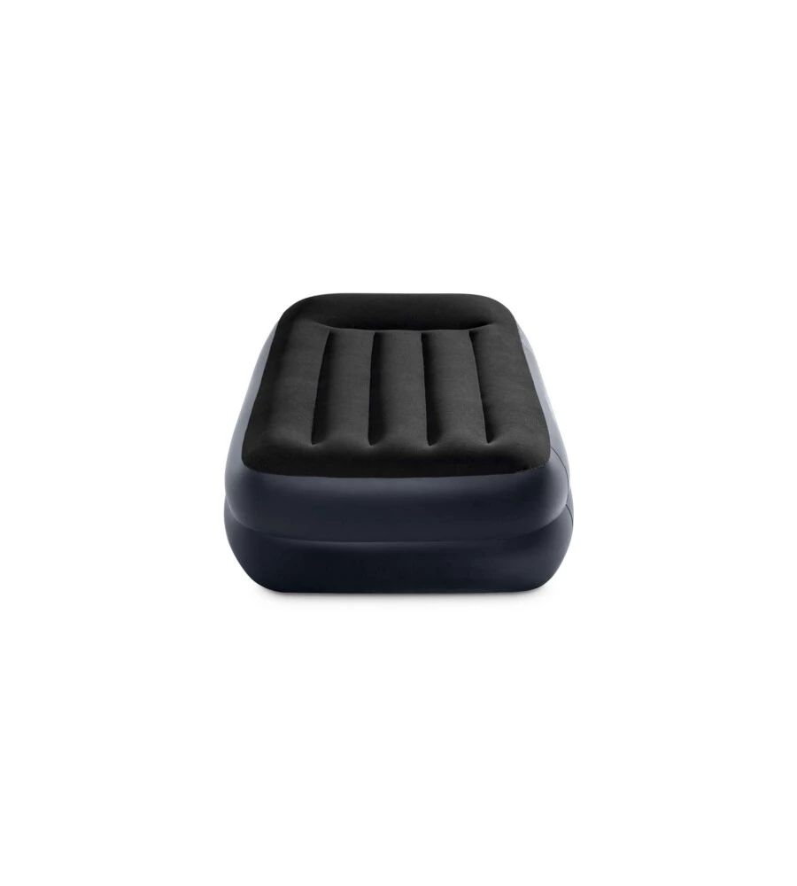Materasso singolo autogonfiante intex "airbed dura-beam pillow rest raised" colore blu scuro, 99x191x42 cm - cod. 64122nd