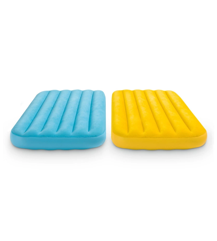 Materassino gonfiabile per bambini intex "airbed cozy kidz" colori assortiti, 88x157x18 cm - cod. 66803np
