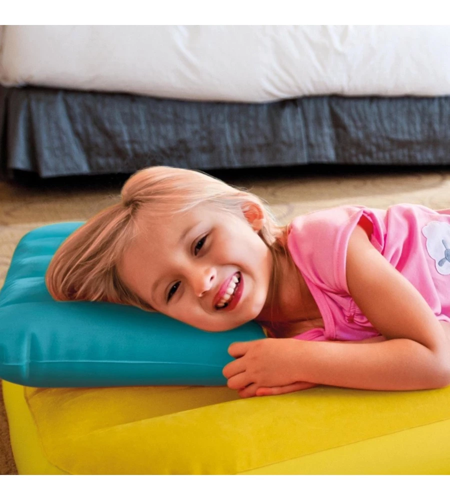 Cuscino gonfiabile per bambini intex "kidz" colori assortiti, 43x28x9 cm - cod. 68676np
