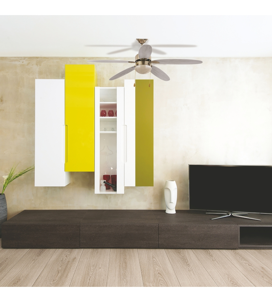 Ventilatore a soffitto "windy" rovere 60 w