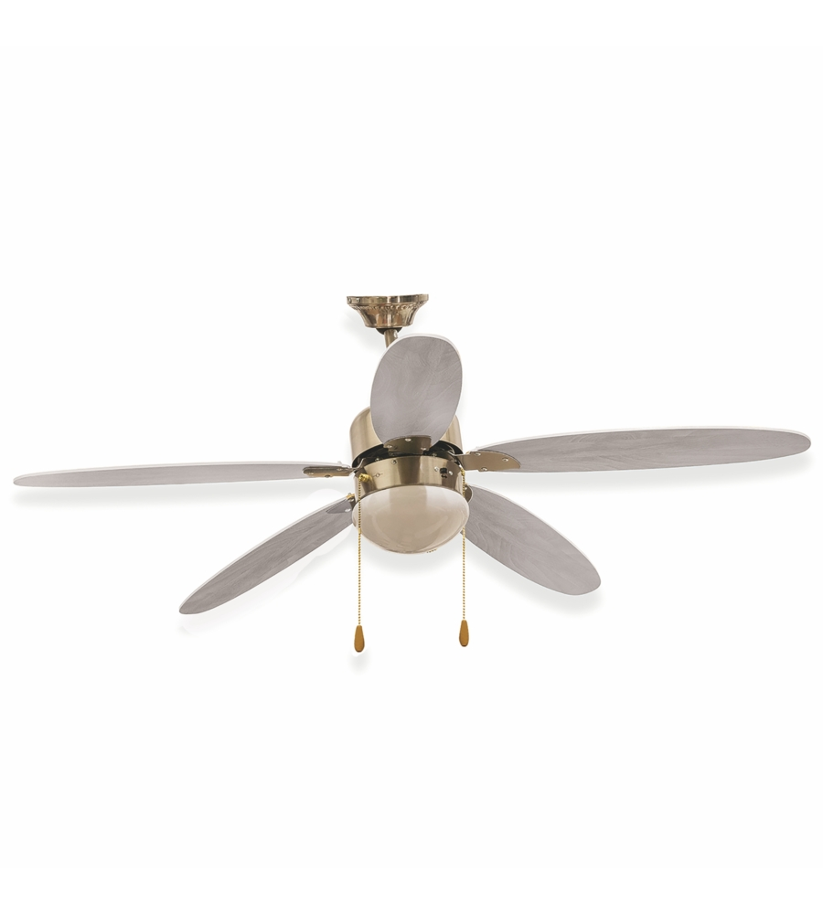 Ventilatore a soffitto "windy" rovere 60 w