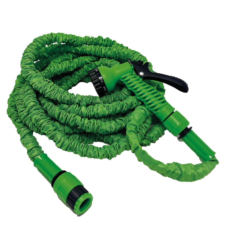 Tubo irrigazione per giardino auto estensibile g.f. 2,5-7,5 m