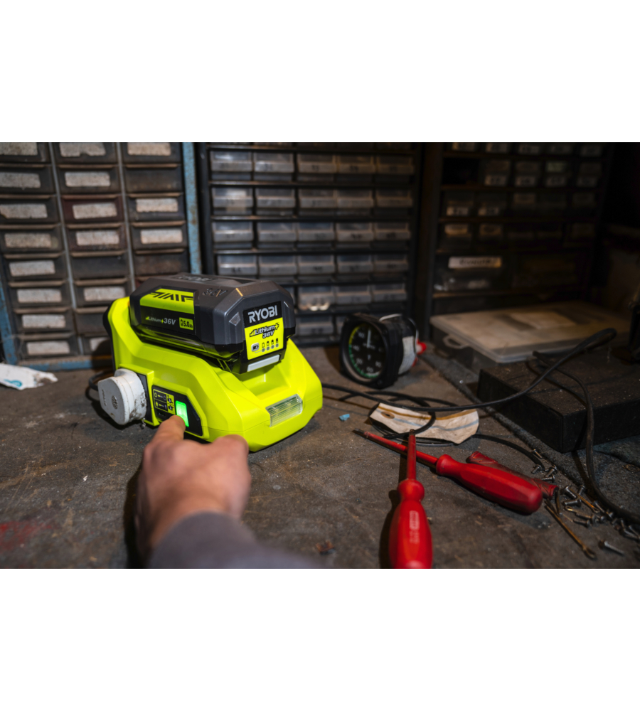 Inverter ryobi "ry36bi300a-0 " 36v, 230 v - 150 w, solo corpo macchina