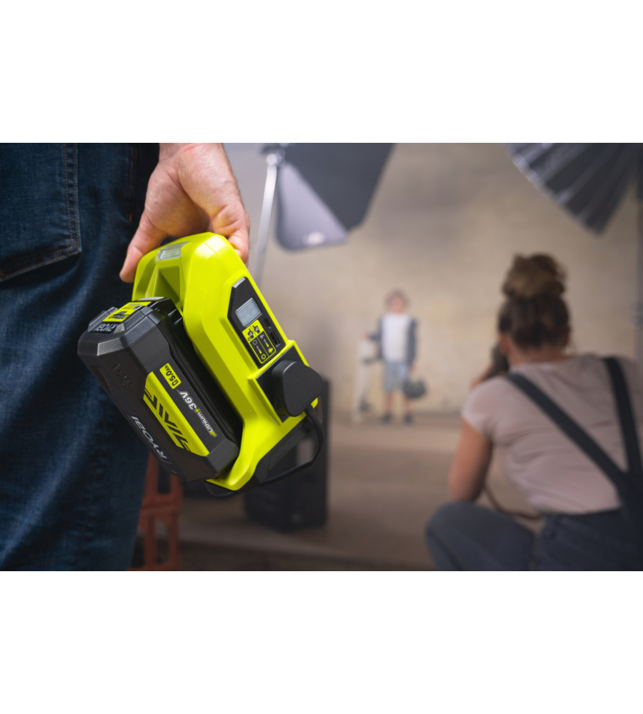 Inverter ryobi "ry36bi300a-0 " 36v, 230 v - 150 w, solo corpo macchina