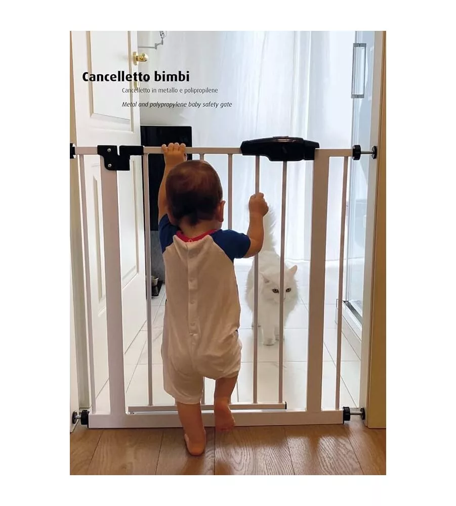 Estensione per cancelletto di sicurezza per bambini armonia "clic-clac" da 10 cm