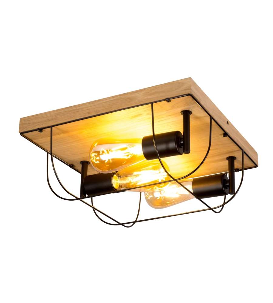 Lampada da soffitto onli "pescatore" 3 luci, e27