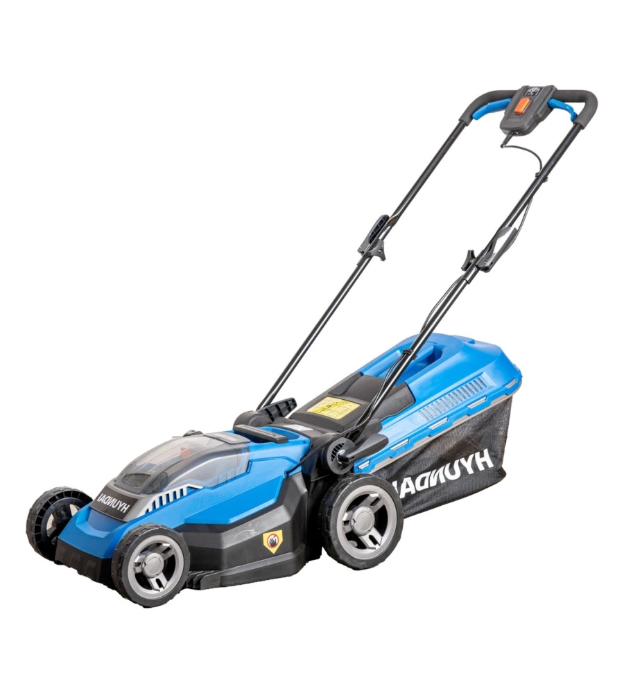 Tagliaerba a batteria hyundai 25610 taglio da 38 cm 40v, solo corpo macchina