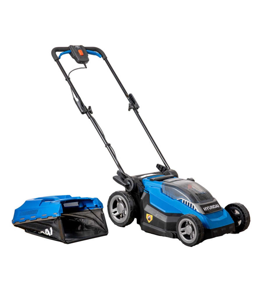 Tagliaerba a batteria hyundai 25610 taglio da 38 cm 40v, solo corpo macchina