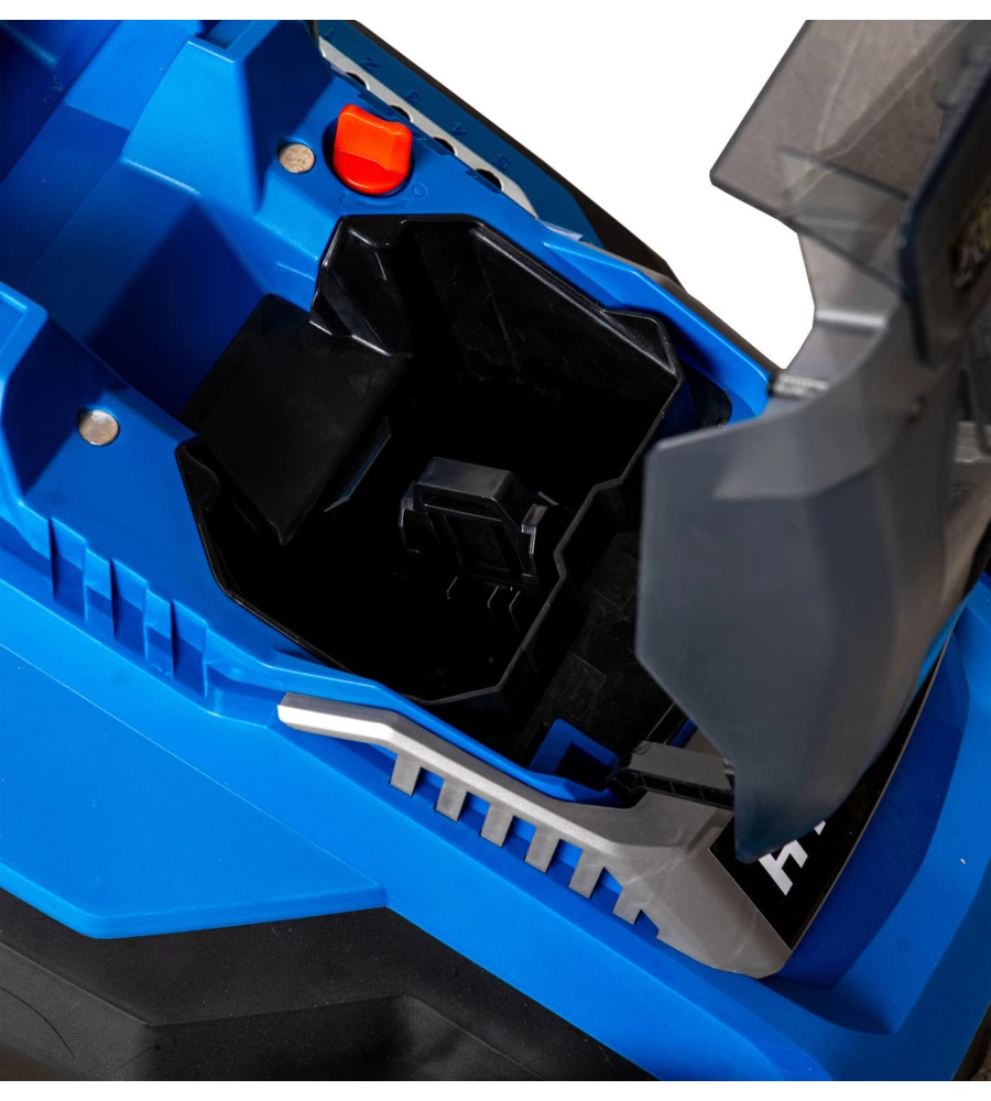Tagliaerba a batteria hyundai 25610 taglio da 38 cm 40v, solo corpo macchina