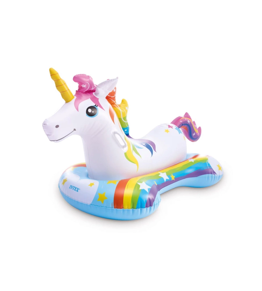 Gonfiabile cavalcabile intex "unicorno" cm 163x86 cm i.7 - cod. 57552np