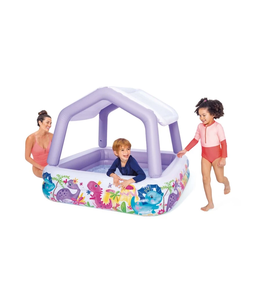 Piscina gonfiabile parasole intex "acquario" cm 157x157x122 i.4 - cod. 57470np