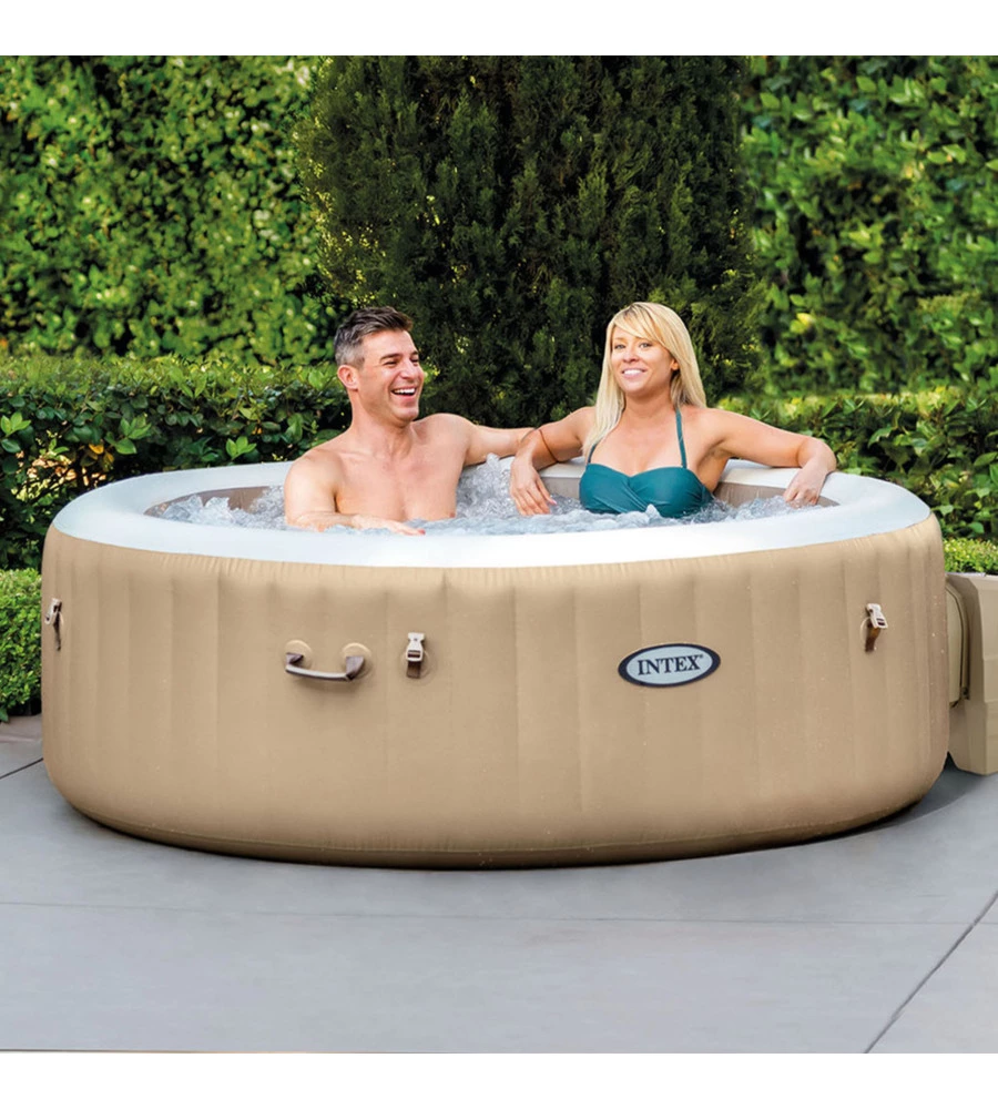 Pure spa bubble massage 196x71cm 4 posti con pompa