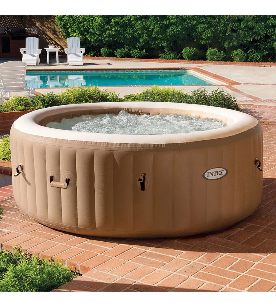 Pure spa bubble massage 196x71cm 4 posti con pompa