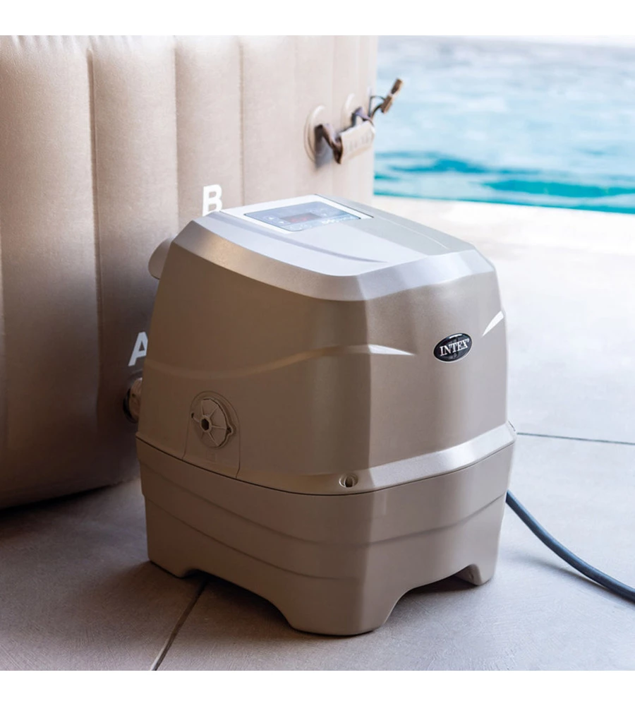 Pure spa bubble massage 196x71cm 4 posti con pompa
