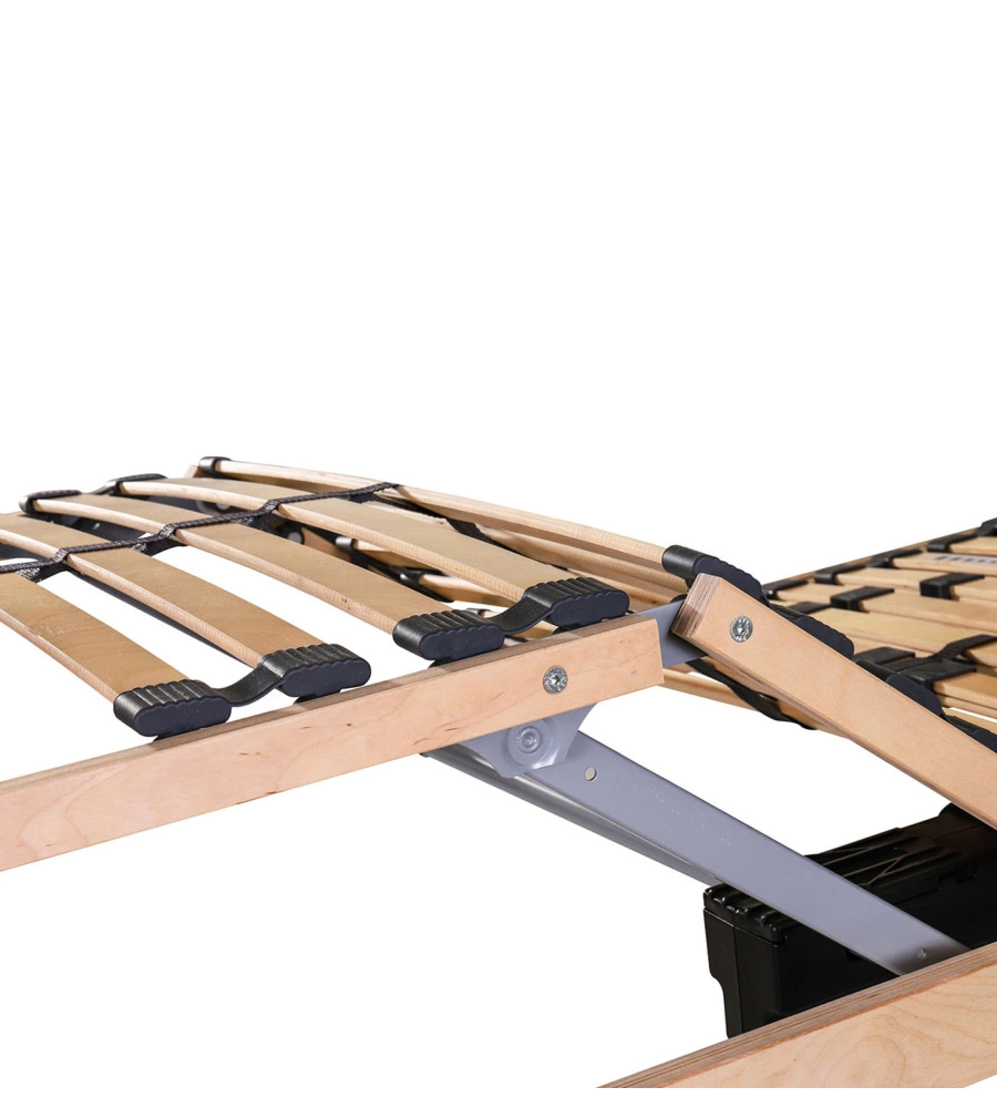 Rete singola dormir "eco relax" motorizzata wireless in legno 80x190 cm