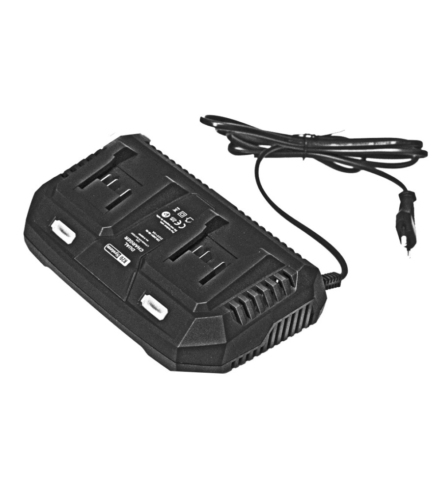 Kit macchine brushless 40v hyundai tagliaerba, decespugliatore, 2 batterie e caricabatterie doppio rapido