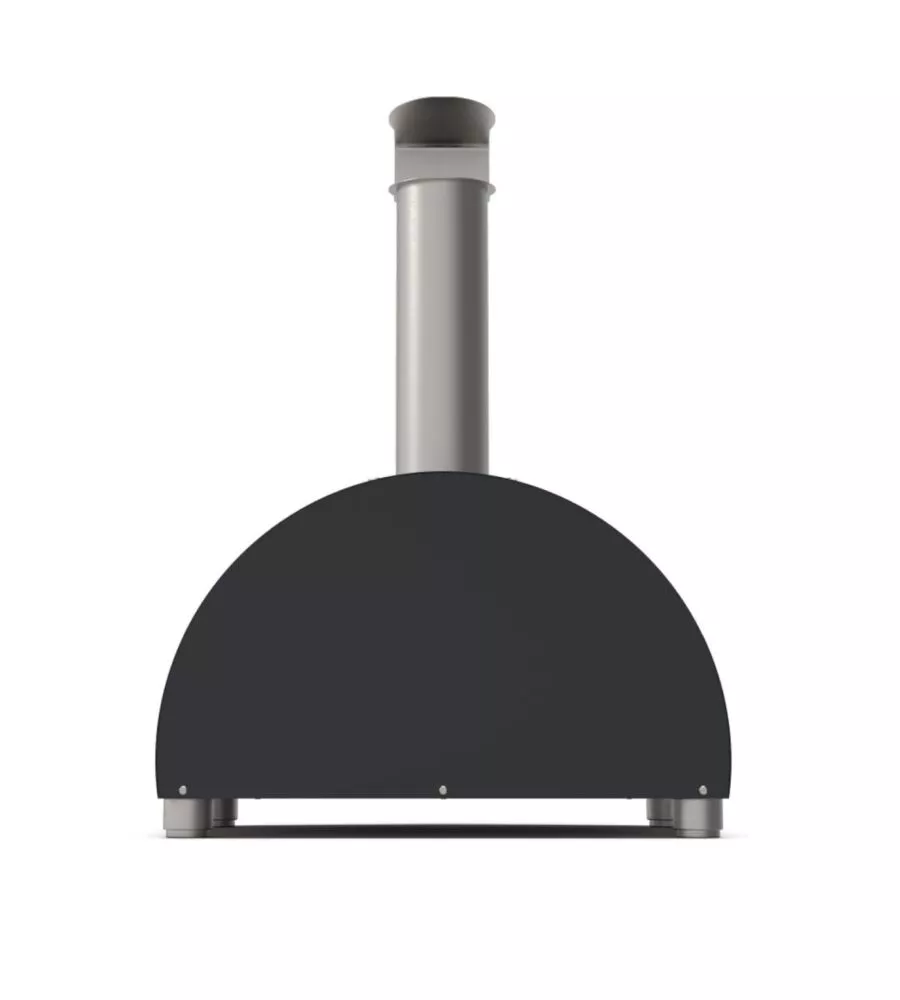 Forno pizza a legna alfa "moderno" colore nero 1 pizza