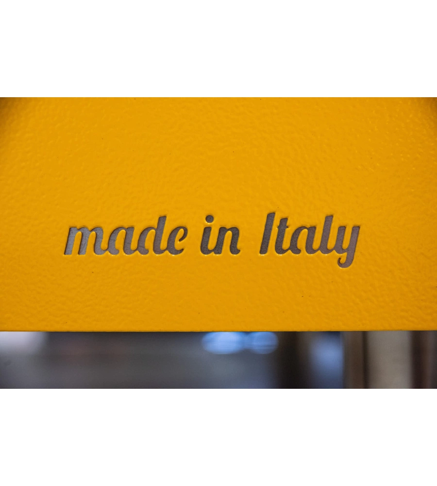 Forno pizza a gas alfa "moderno" colore giallo 3 pizze
