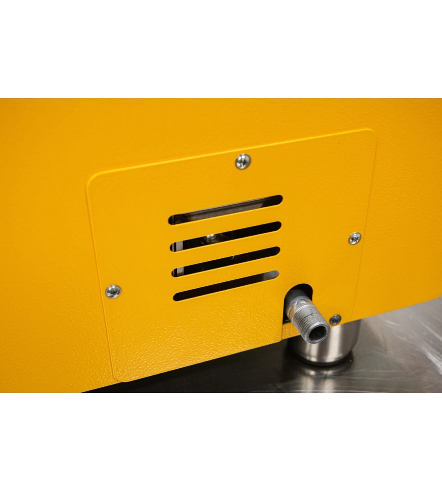Forno pizza a gas alfa "moderno" colore giallo 3 pizze
