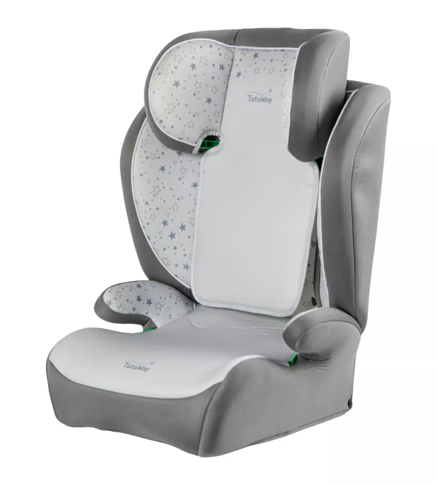 Seggiolino auto tataway "pallade" colore grigio per bambini dai 100 ai 150 cm ece r129