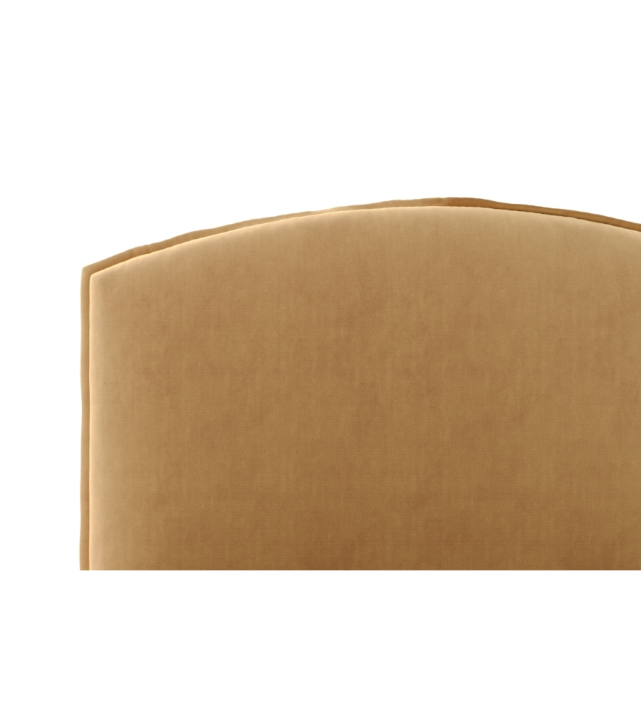 Letto piazza e mezza contenitore "moon" in tessuto arancione 120x190 cm