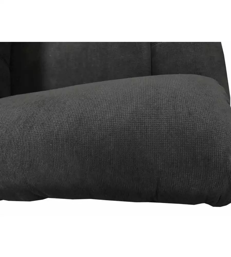 Divano 3 posti bellahome "annika" con recliner manuale, 198x93x101 cm