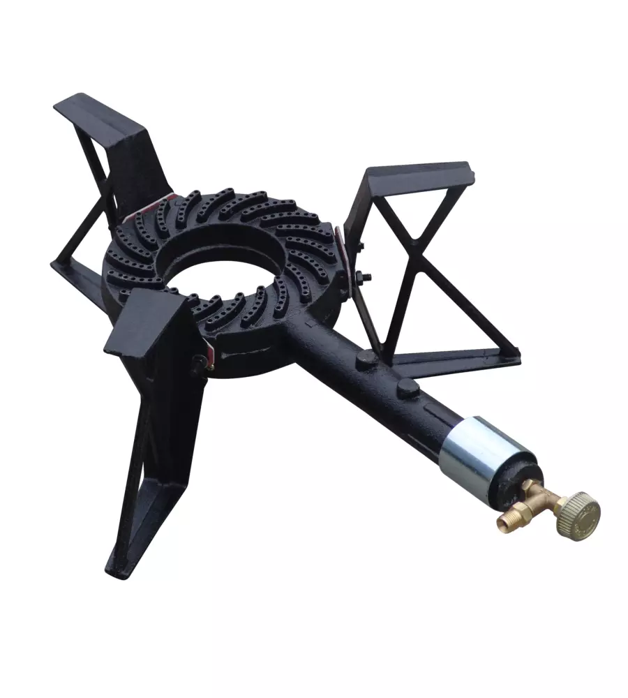 Fornellone a gas "powerfire 3" con 3 piedi 1 bruciatore