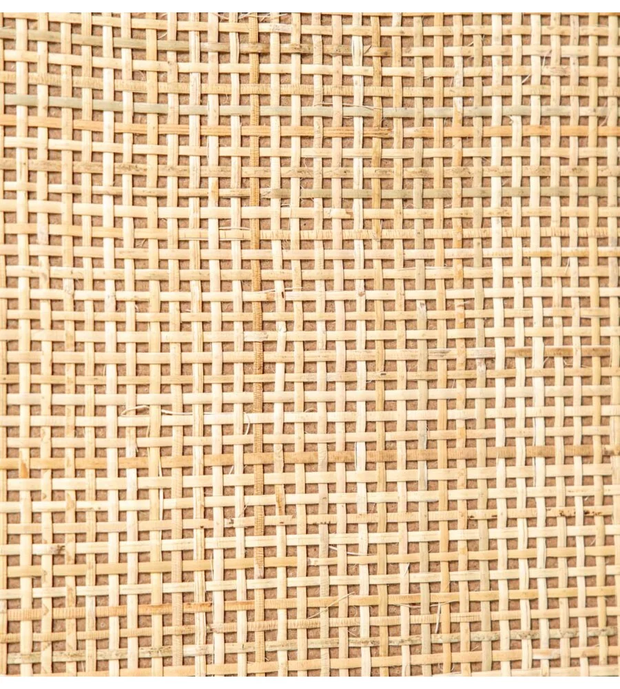 MOBILETTO MULTIFUNZIONALE BELLAHOME CON PORTA BATTENTE IN RATTAN, 40X39X71 CM