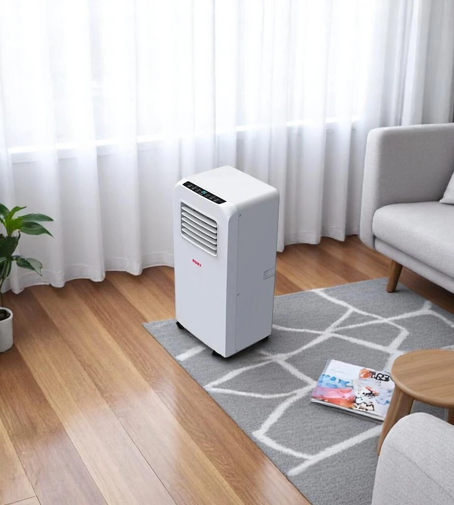 Condizionatore portatile caldo freddo con telecomando tecno air system "afc-9001" 2 velocitÀ 2600 w