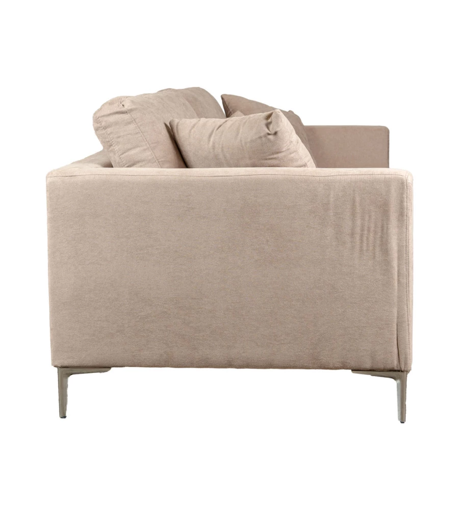 Divano 3 posti bellahome "camilla" beige 222x104x56,5 cm