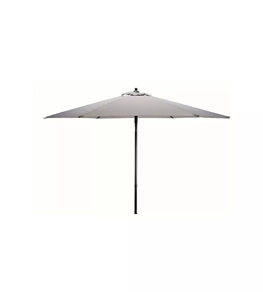 Ombrellone da giardino rettangolare essenza push up in poliestere grigio 2x3 mt