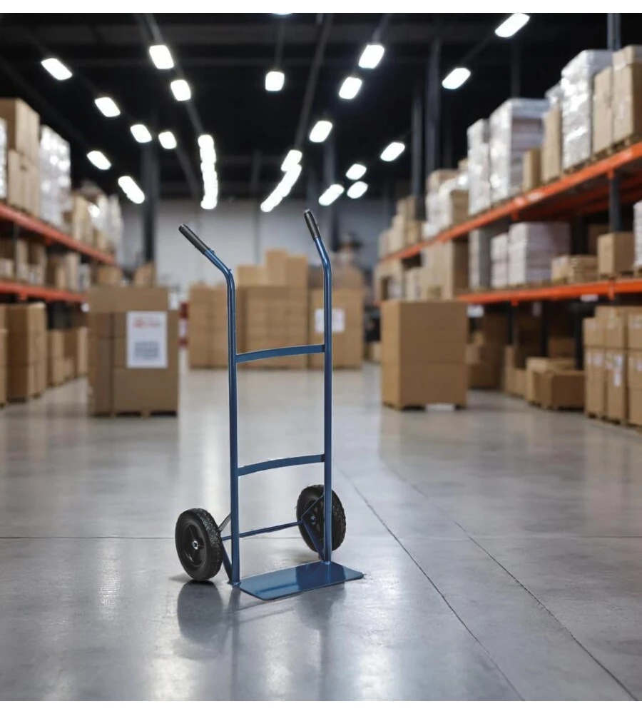 Carrello trasporto essenza in acciaio portata 80 kg 38x48x100 cm