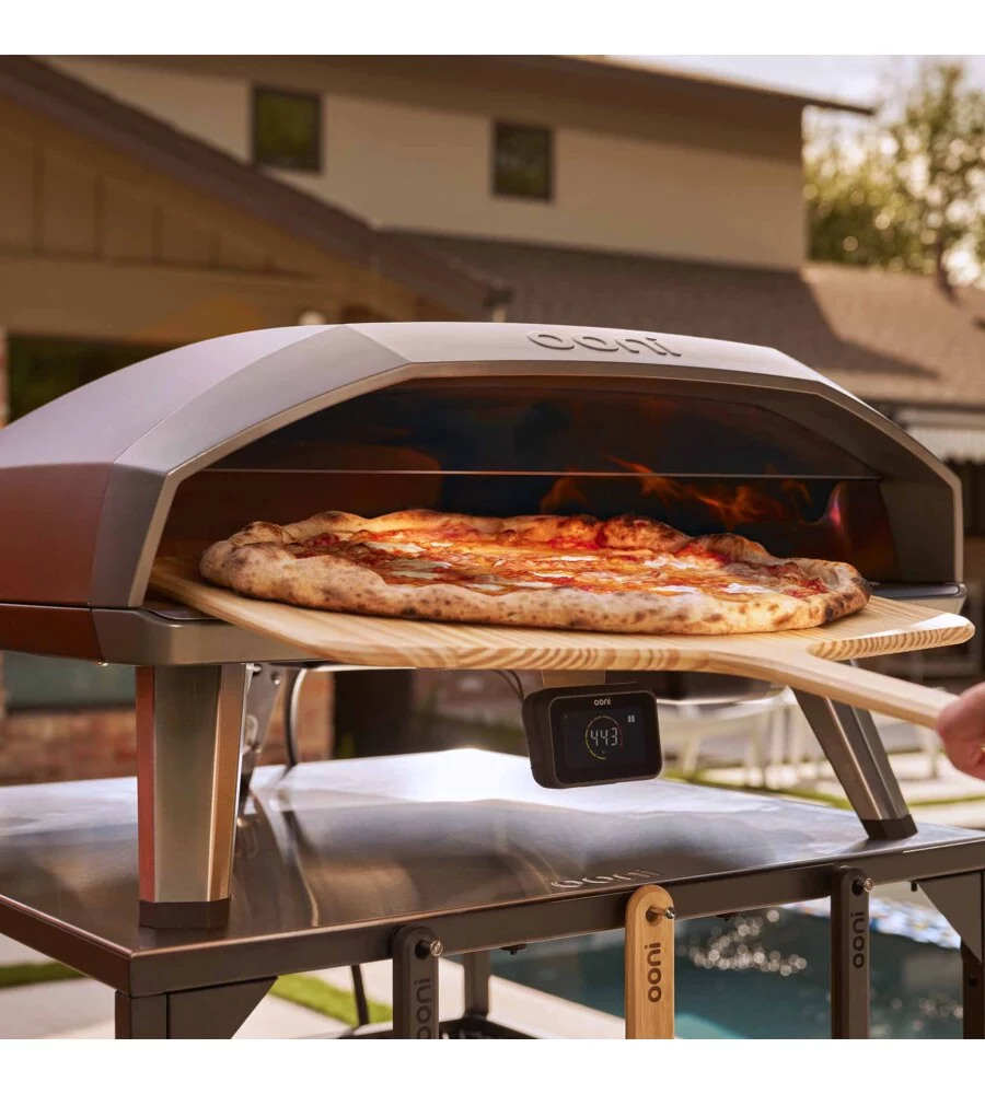 Forno pizza portatile a gas ooni "koda 2 max" nero 3 pizze