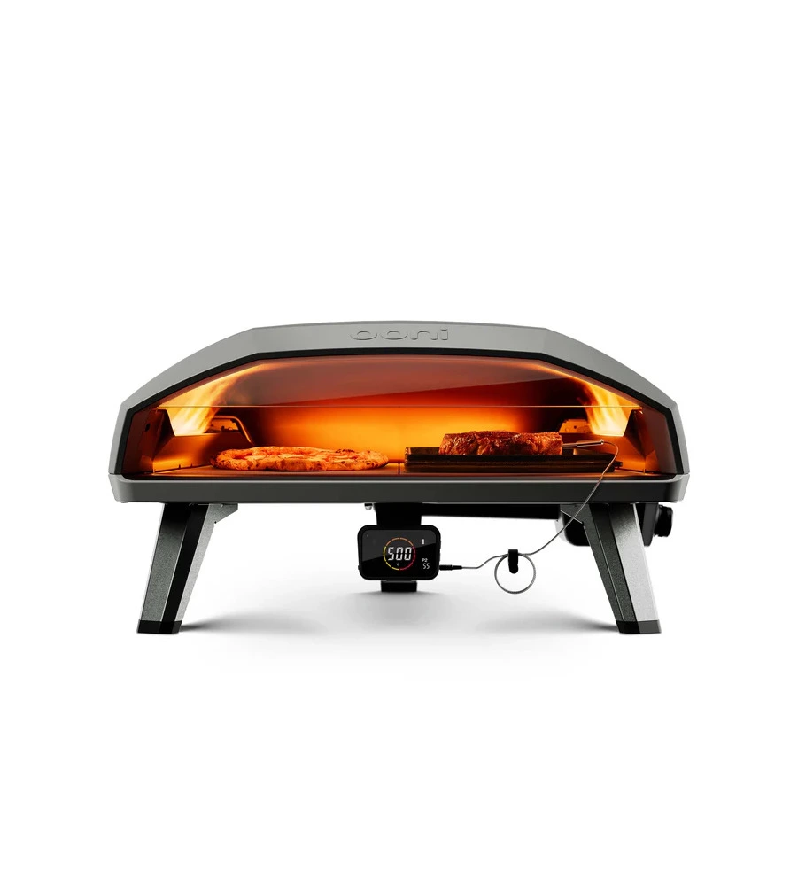 Forno pizza portatile a gas ooni "koda 2 max" nero 3 pizze