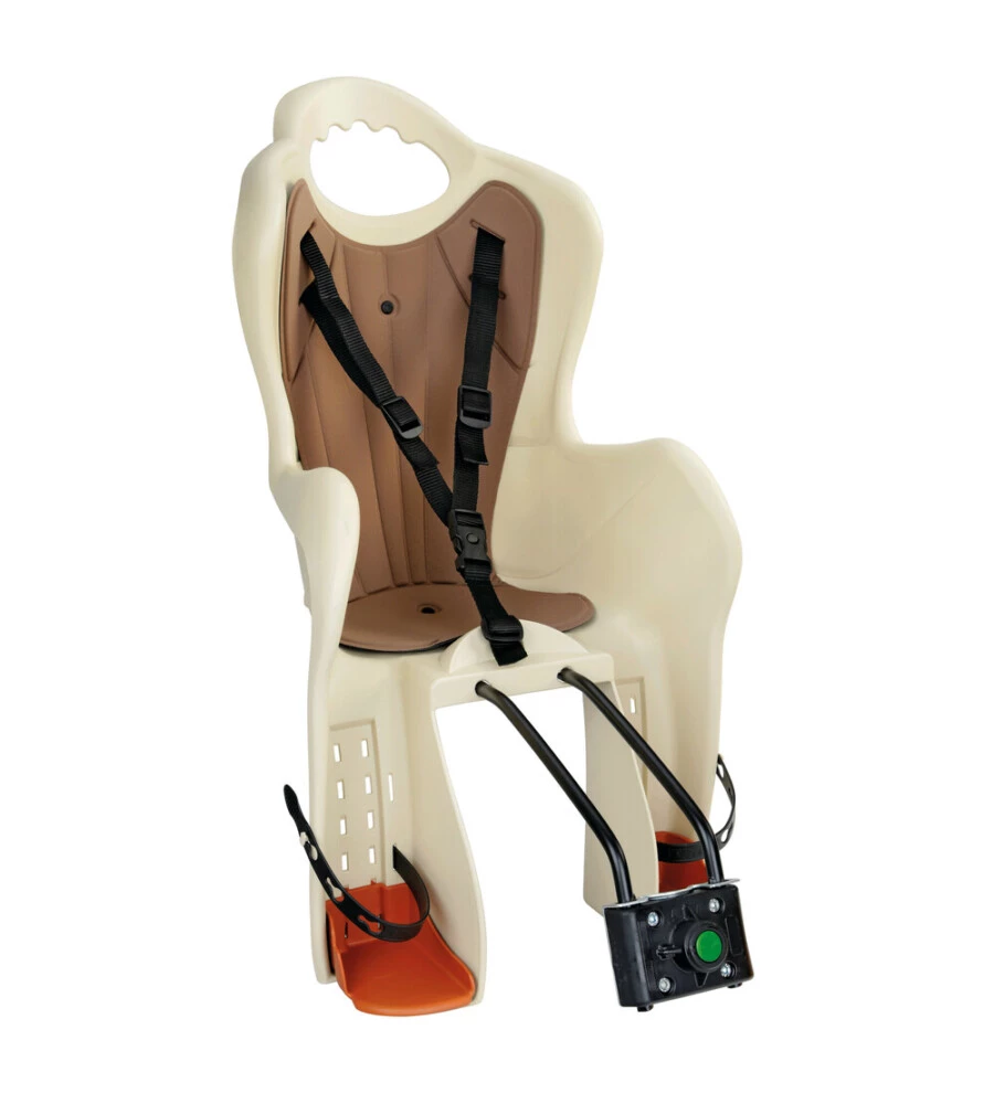 Seggiolino posteriore per bicicletta lampa "holly" con attacco al telaio colori assortiti portata massima 22 kg