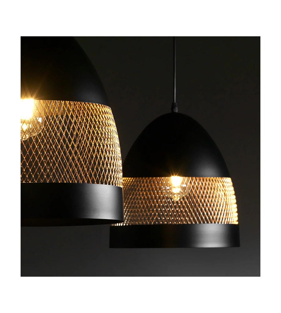 LAMPADARIO ONLI "POLLY" NERA, E27