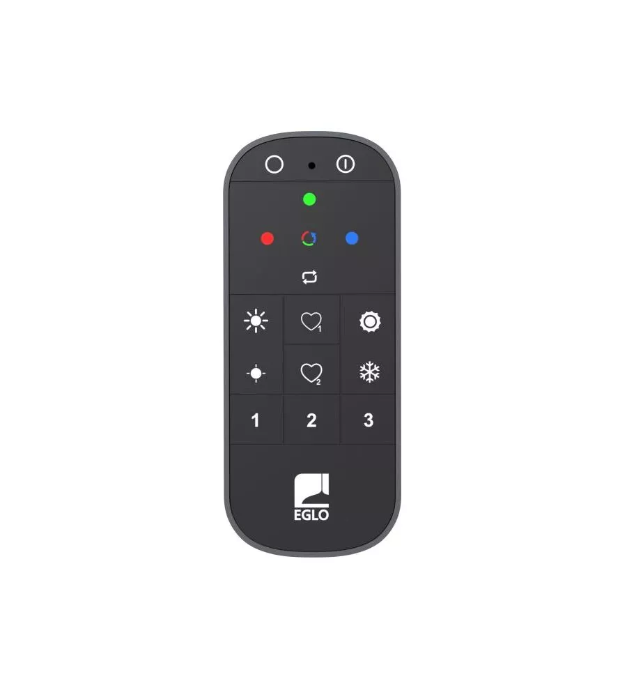 Telecomando per lampade eglo "remote 2.0" grigio