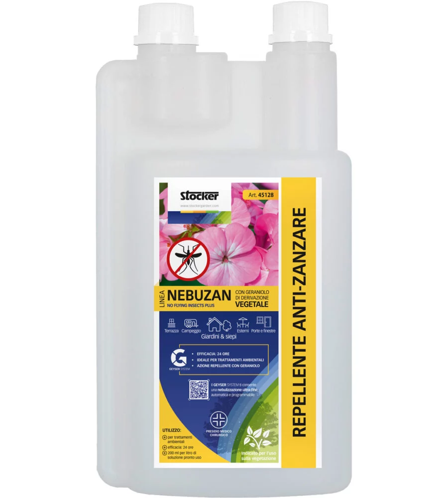 Repellente antizanzare stocker "nebuzan" 1 litro