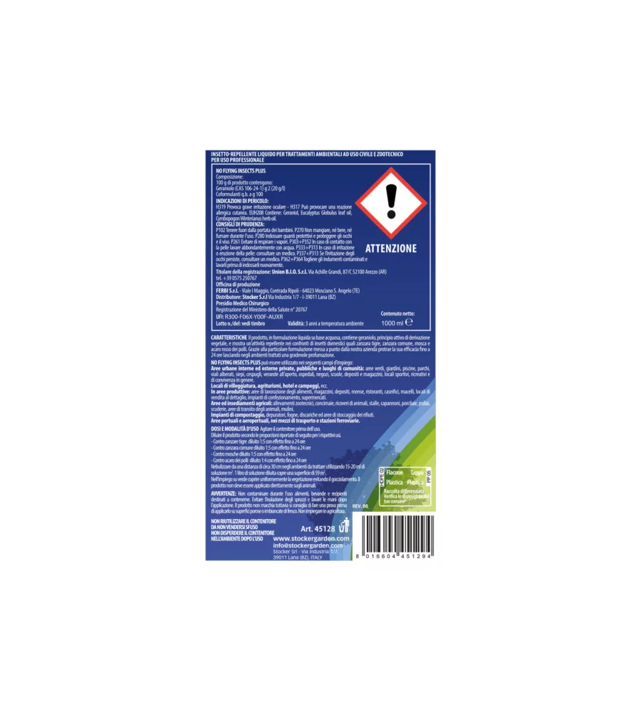 Repellente antizanzare stocker "nebuzan" 1 litro