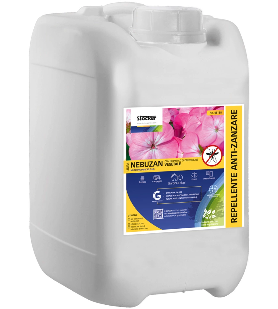 Repellente antizanzare stocker "nebuzan" 5 litri