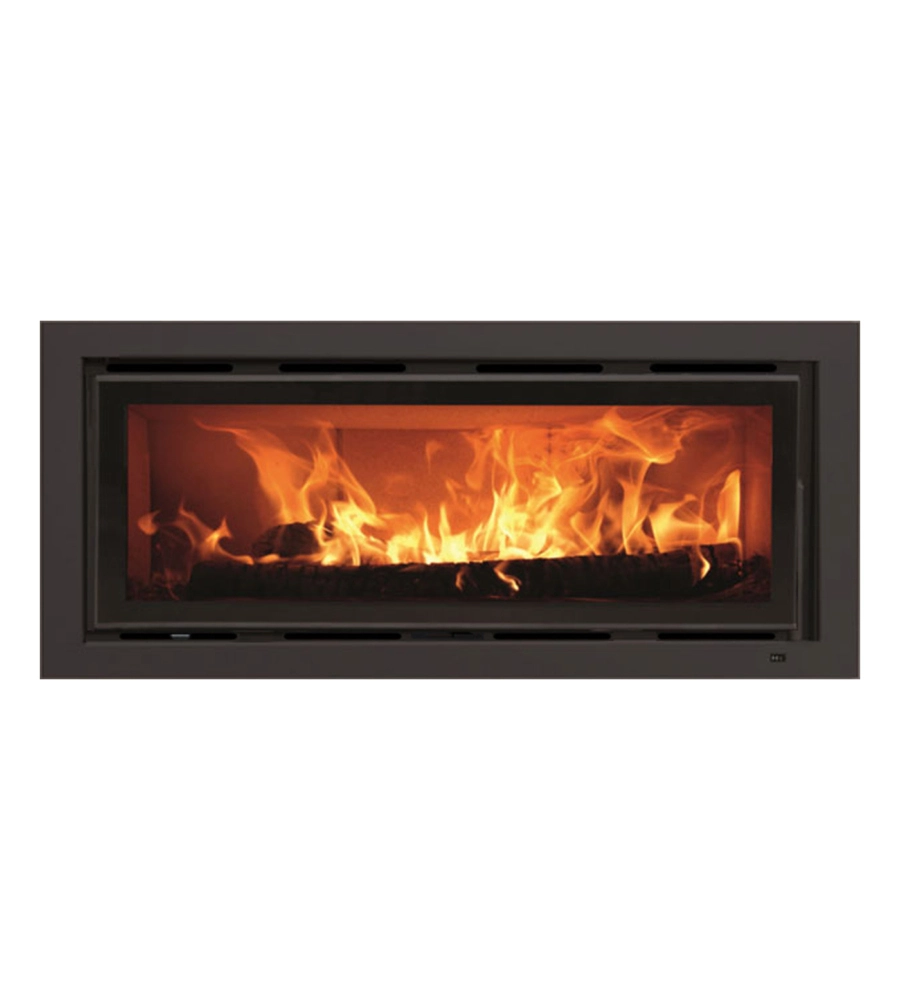 Inserto a legna ventilato panadero "c-101-s" antracite 8,4 kw