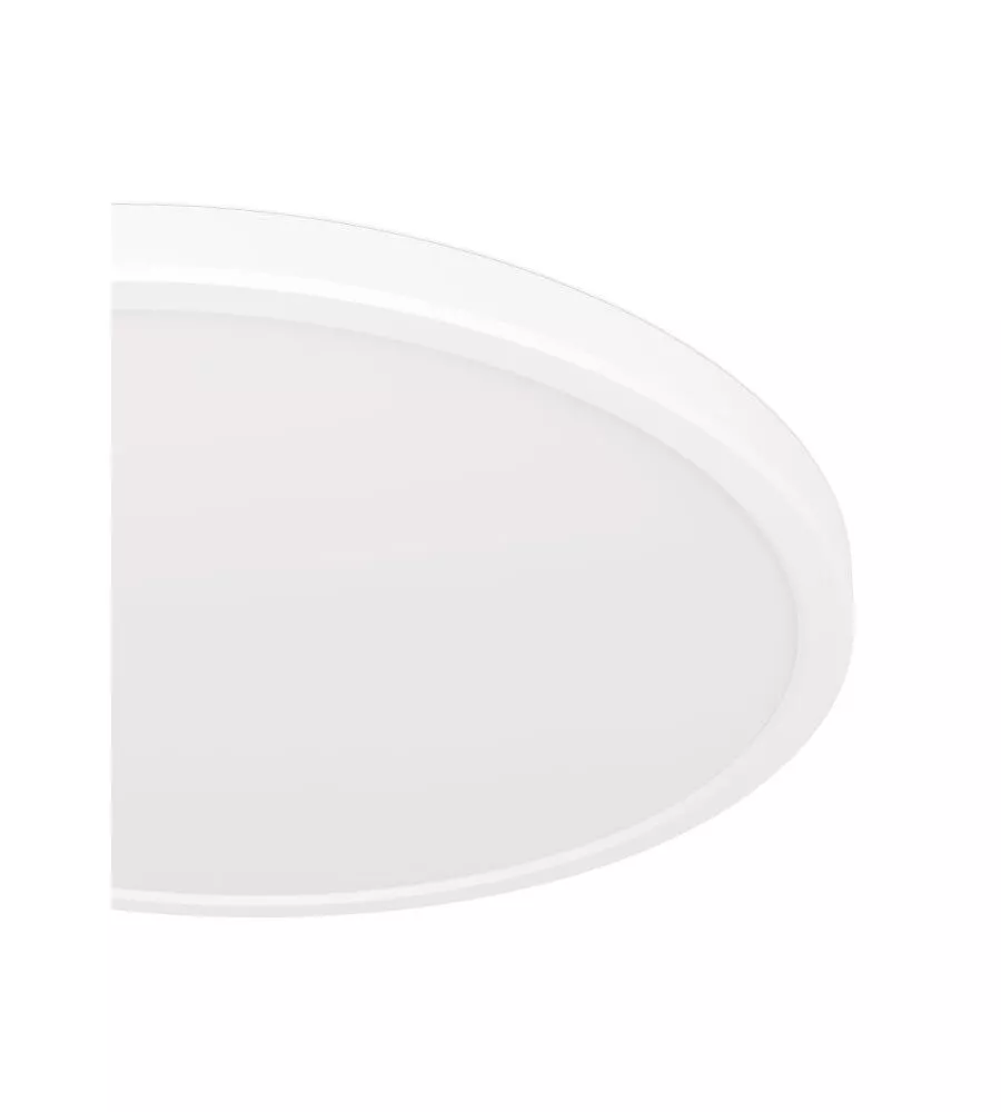 Plafoniera led da interno eglo "rovito" bianco tonda 2700/4000/6500k