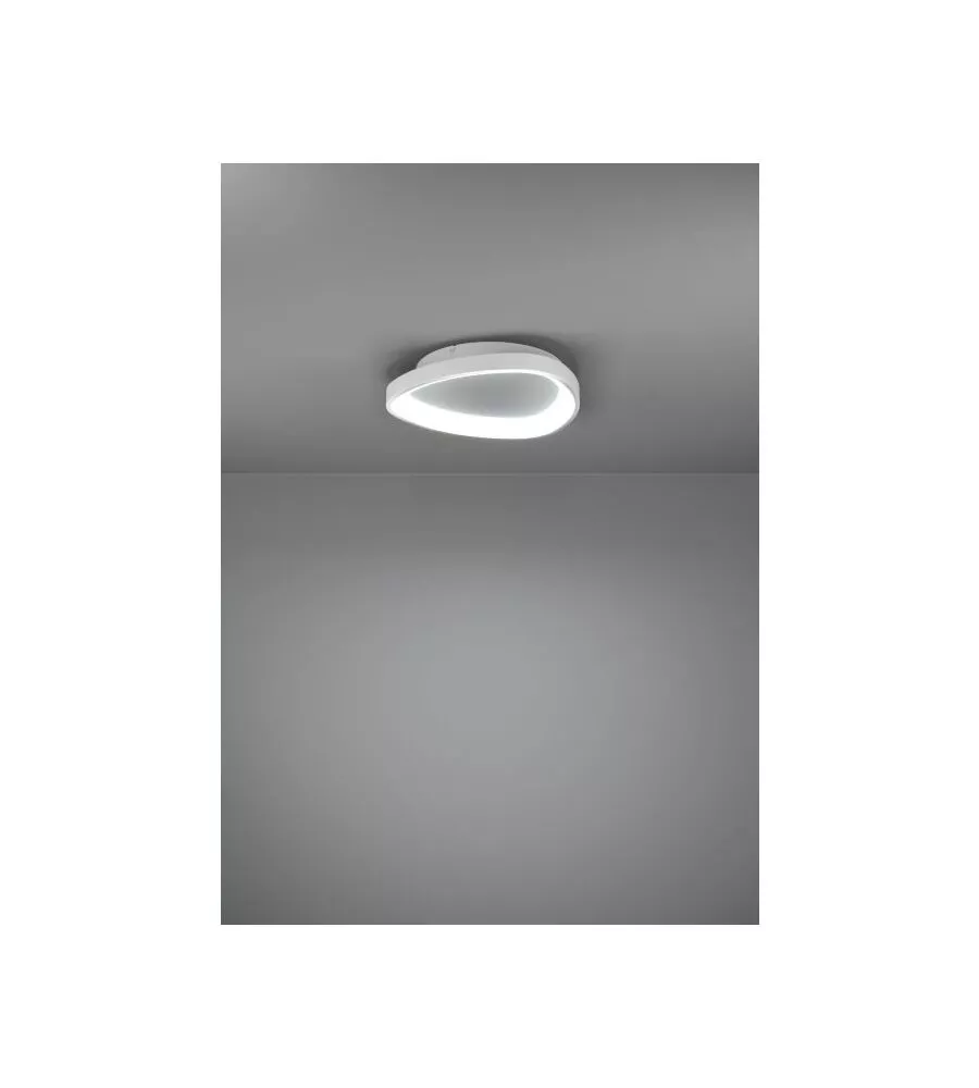 Plafoniera led da interno eglo "loretello" bianco 2700-6500k