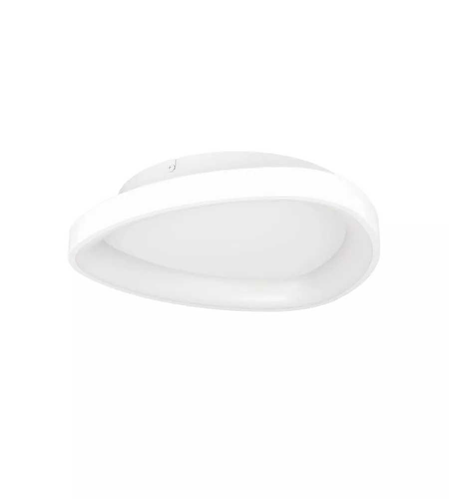 Plafoniera led da interno eglo "loretello" bianco 2700-6500k