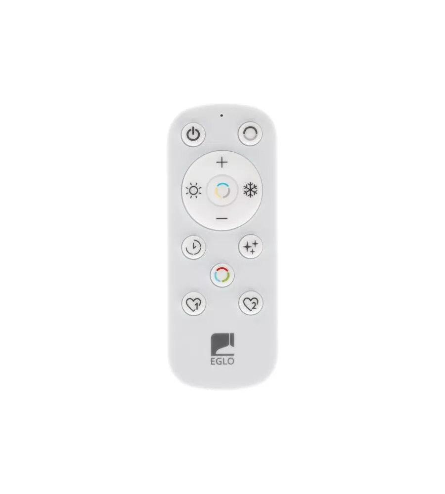 Plafoniera led da interno eglo "loretello" bianco 2700-6500k