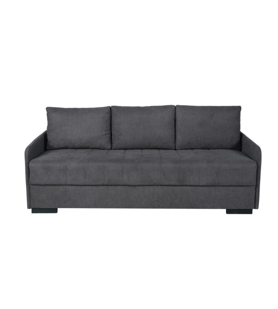 Divano 3 posti bellahome "gemini" grigio, 200x95x91 cm