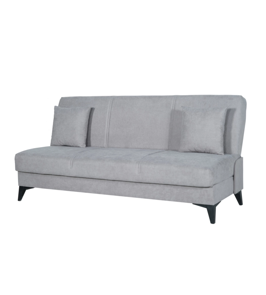 Divano 3 posti bellahome "abete" grigio 185x78x90 cm
