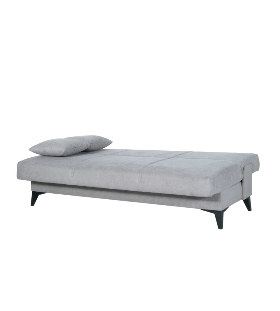 Divano 3 posti bellahome "abete" grigio 185x78x90 cm