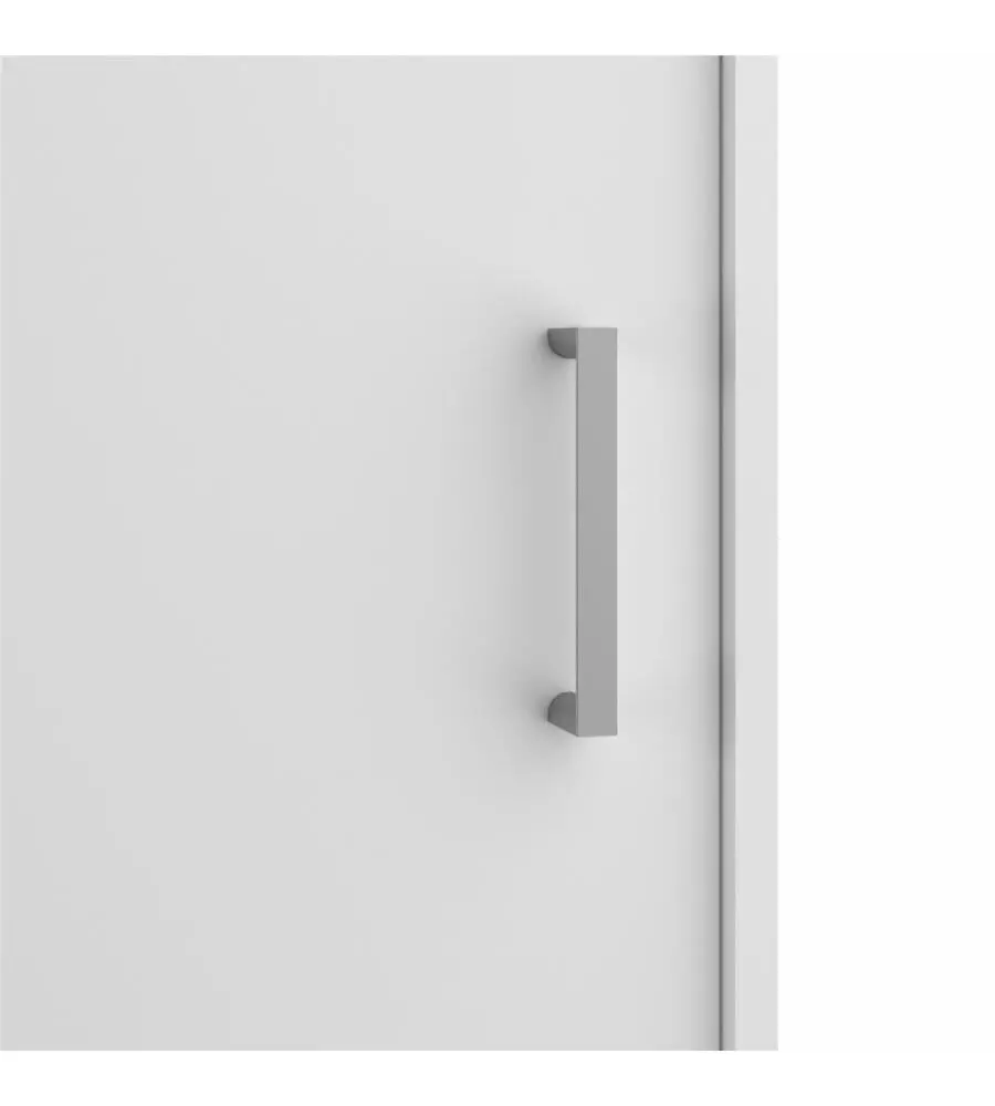 Armadio 2 ante scorrevoli "space" bianco 77,6x48,2x175,4 cm
